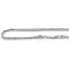 Men's Solid 10K White Gold Franco Chain 26in-40in., 3mm