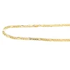 14K Yellow Gold Figaro Chain Item 4mm 20in - 40in