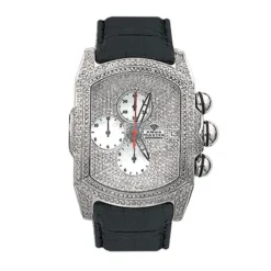Aqua Master Iced Out Men's Bubble Watch 7.00ct