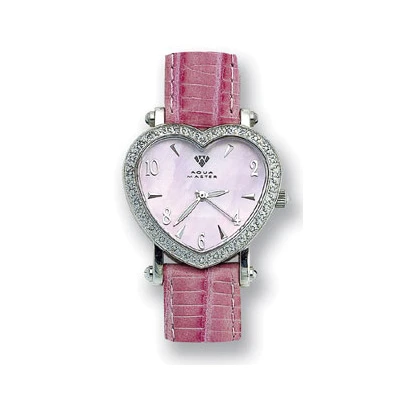 Aqua Master Diamond Heart Shaped Watch 0.50ct