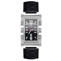 Aqua Master Diamond Ladies Black Watch 2.75ct Flex