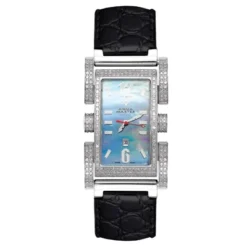 Aqua Master Diamond Ladies Watch 2.75ct Flex Blue Dial