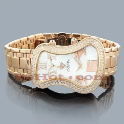 Aqua Master Dual Time Zone Diamond Watch 1.50ct