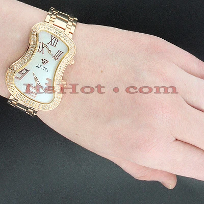 Aqua Master Dual Time Zone Diamond Watch 1.50ct - Image 3