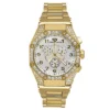 Aqua Master Yellow Tone 4.50ct Men's Diamond Watch Octagon