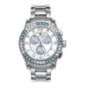Aqua Master Men's White Blue Diamond Watch 8ct