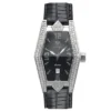 Aqua Master Black Women's 1.50ct Pave Diamond Watch