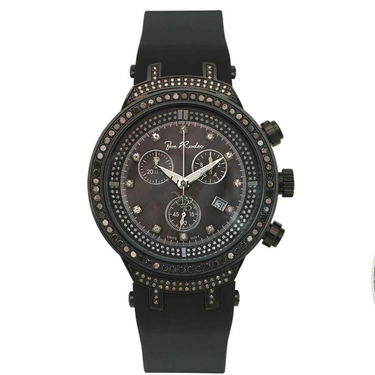 Black Diamond Joe Rodeo Master Diamond Watch 2.65ct