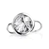14K White Gold Diamond Microdermal Jewelry Implant For Body Piercing 0.25ct