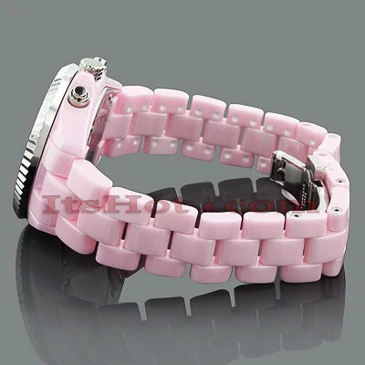 Ceramic Aqua Master Diamond Watch 1.25ct Rose - Image 3