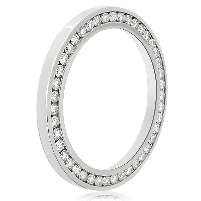 Custom Made Diamond Watch Bezel For Breitling Super Avenger 6 Ct - Image 2