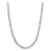 Luccello Iced Out Cuban Link Chain In Platinum 10.25ct