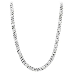 Luccello Iced Out Cuban Link Chain In Platinum 10.25ct