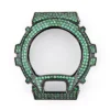 Casio Green G-Shock Bezel With Crystals In Black Steel
