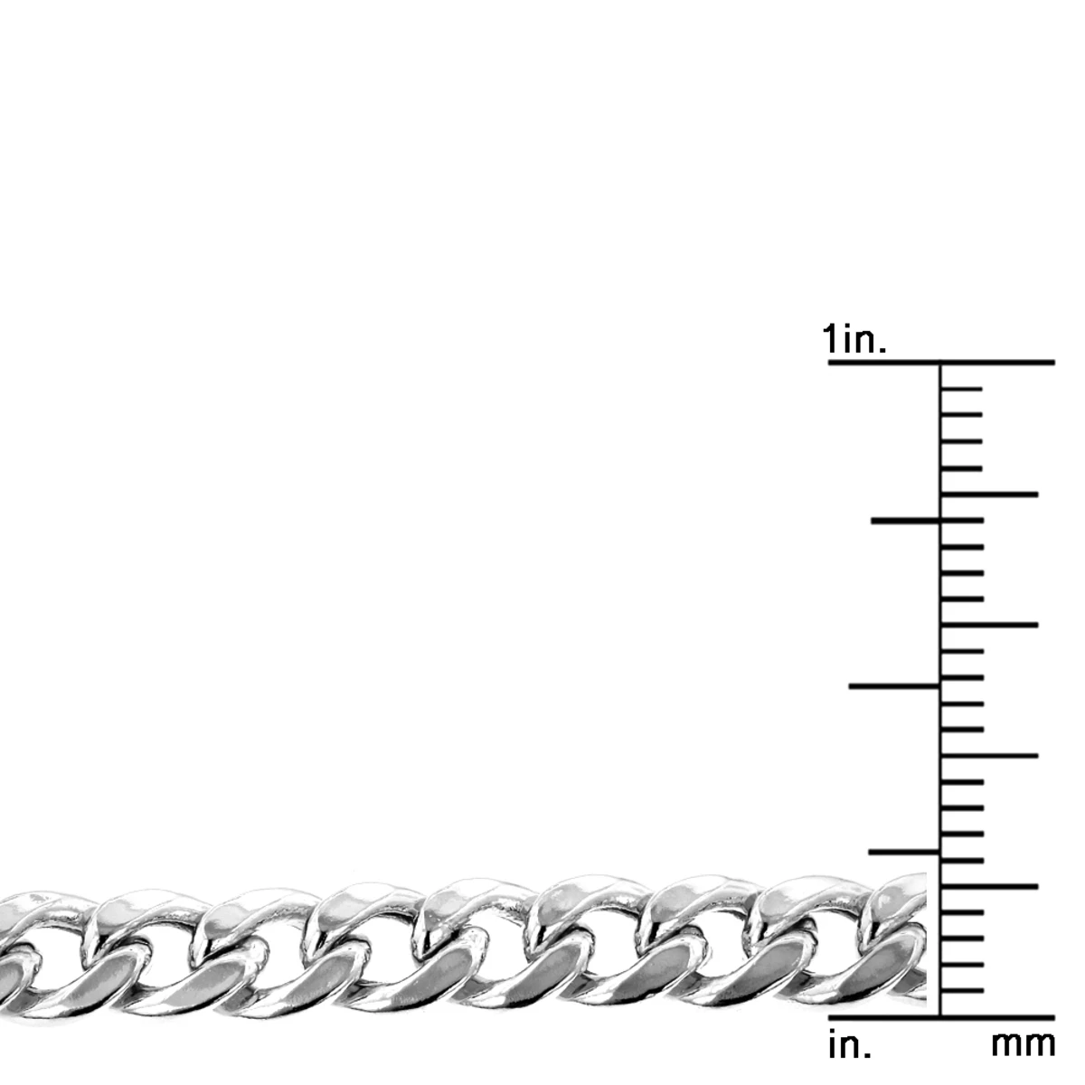 Hollow 14K Yellow Gold Cuban Link Chain For Men Miami 5.5mm Wide - Image 7