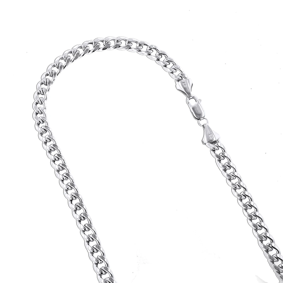 Hollow 14K Yellow Gold Cuban Link Chain For Men Miami 5.5mm Wide - Image 2