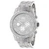 Bust Down Luxurman Raptor Men's Diamond Watch 4 Carat