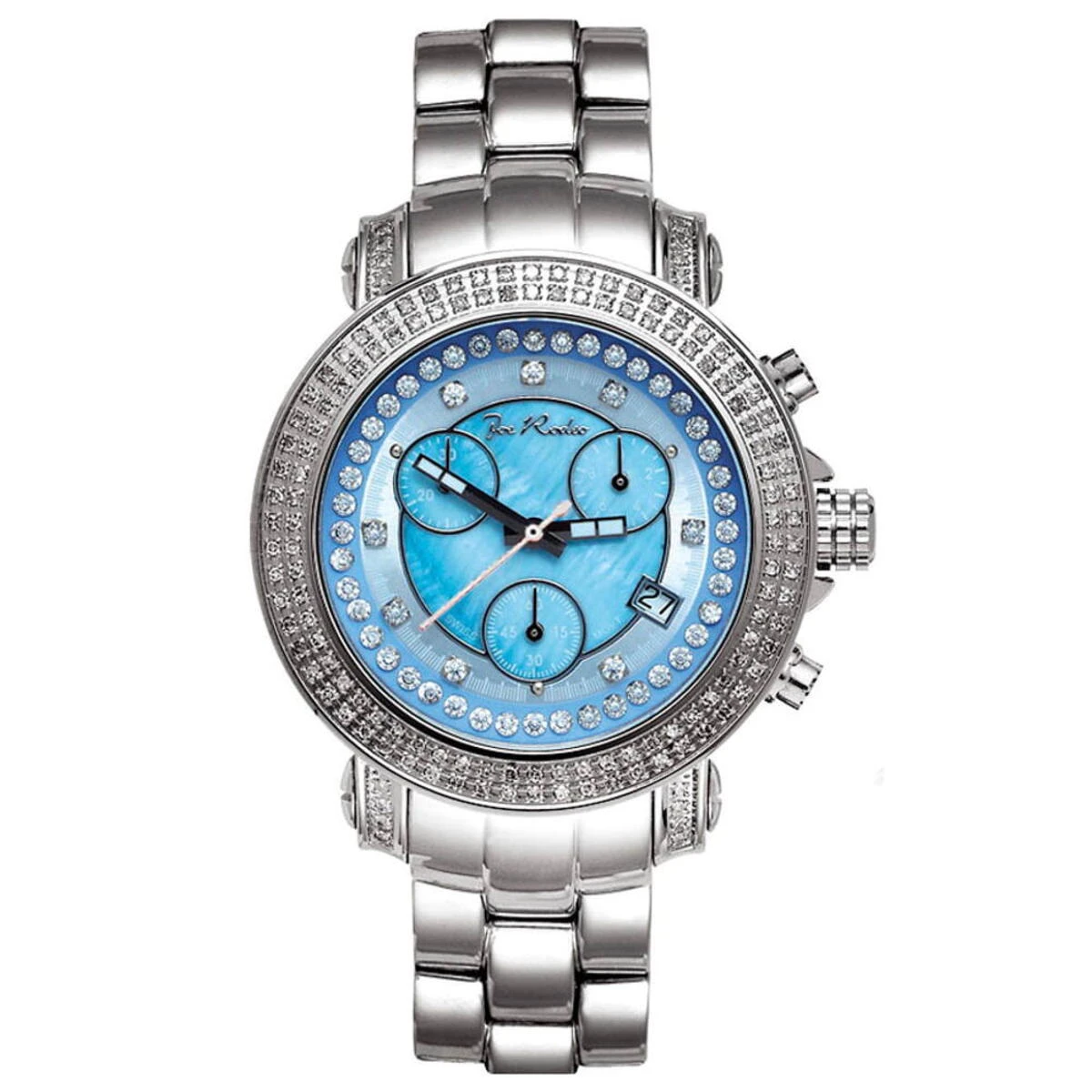 Joe Rodeo Diamond Watch For Women 1.25ct Rio Blue MOP