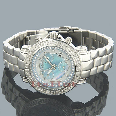 Joe Rodeo Diamond Watch For Women 1.25ct Rio Blue MOP - Image 2