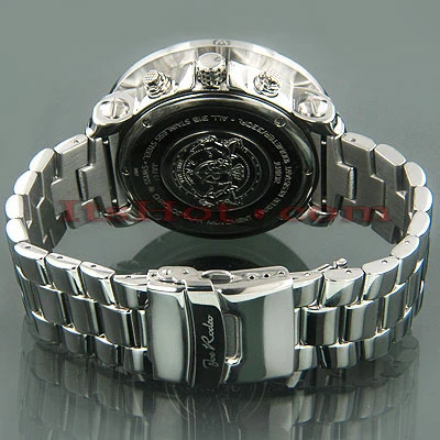 Hip Hop Oversized Joe Rodeo Junior Men's Diamond Watch 9ct - Image 2