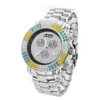 Joe Rodeo Junior Men's Diamond Watch White Yellow Blue Diamonds 4.3ct