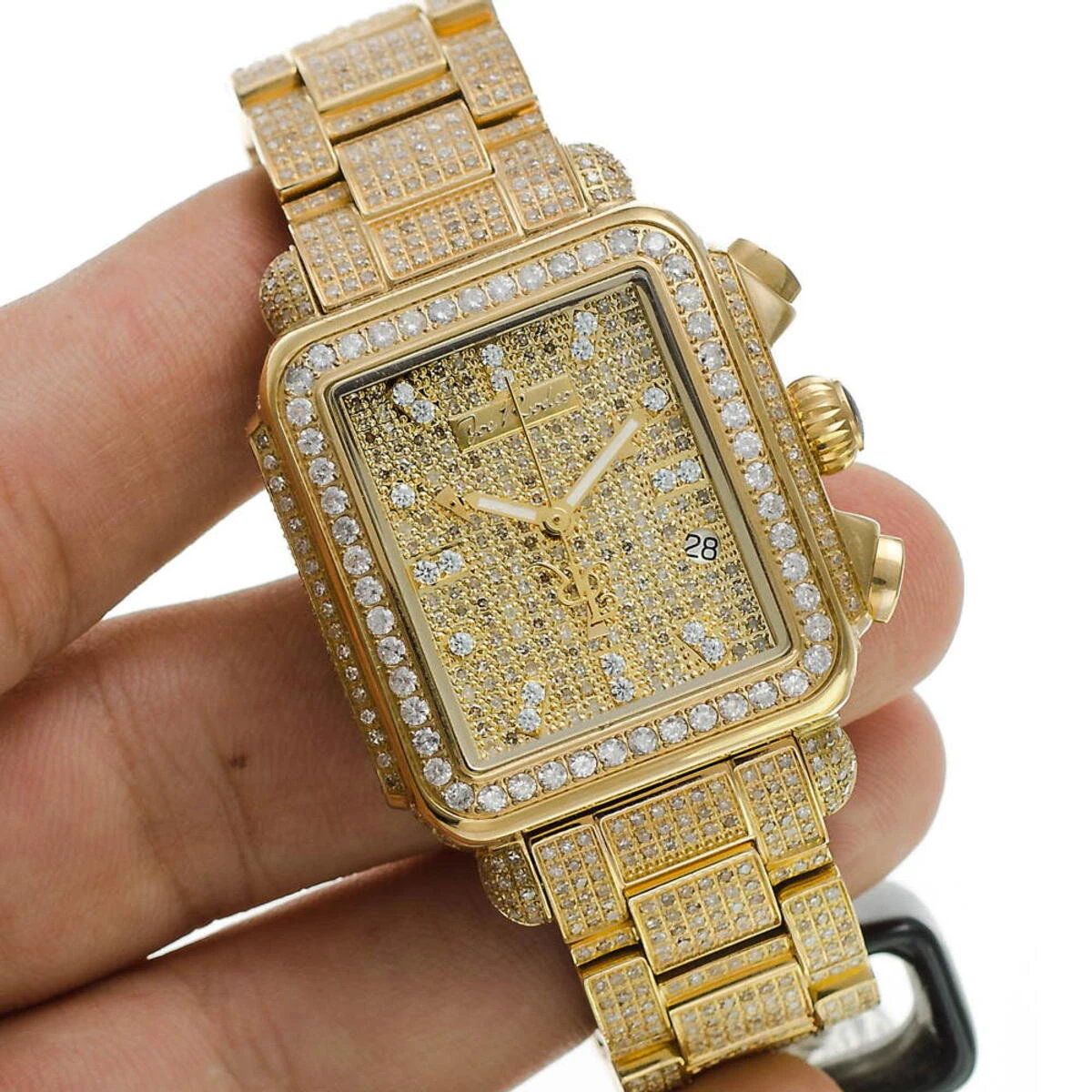 Joe Rodeo Madison Fully Paved Diamond Watch 12c - Image 7