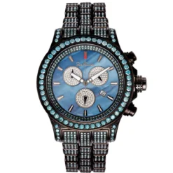 Joe Rodeo Men's Blue Diamond Watch Pilot 27.70