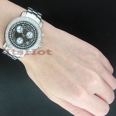 Joe Rodeo Women's Diamond Watch 1.25ct Rio Black MOP - Image 4