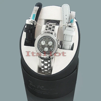 Joe Rodeo Women's Diamond Watch 1.25ct Rio Black MOP - Image 5