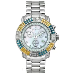 JoJo Joe Rodeo Blue Yellow Diamond Watch 4.30ct Junior