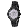 Ladies Diamond Luxurman Black Diamond Watch 2.15 Carats