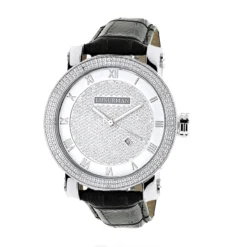 Luxurman Diamond Men's VS Diamond Watch .18ct