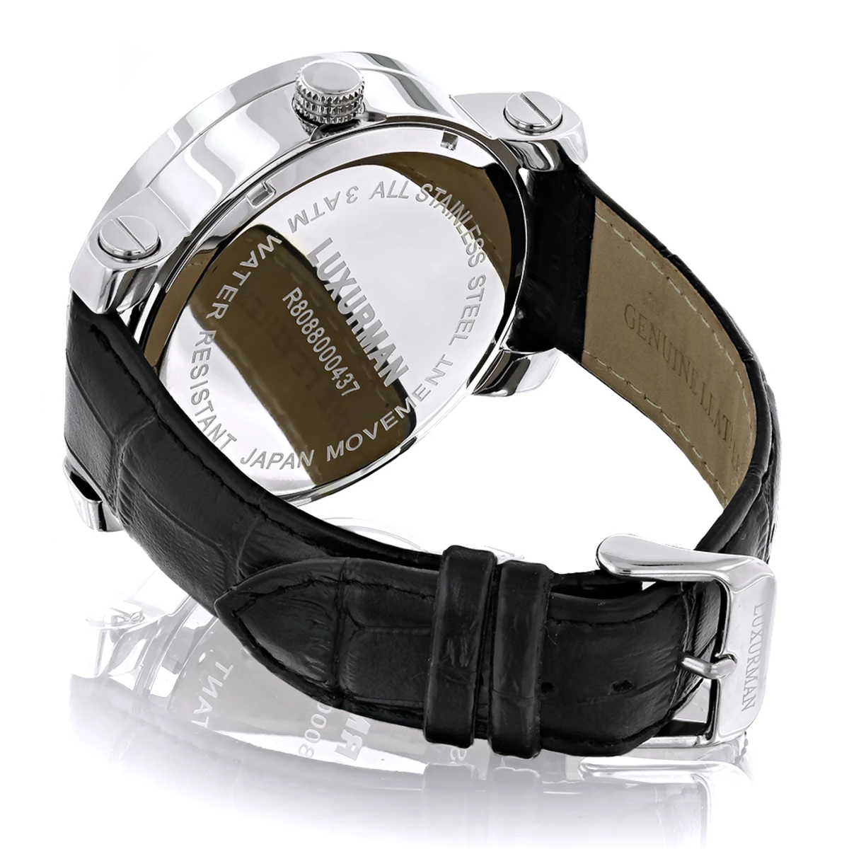 Luxurman Diamond Men's VS Diamond Watch .18ct - Image 2