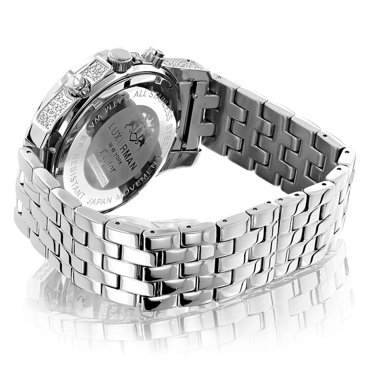 Luxurman Men's Diamond Watch 0.50 Ct - Image 2
