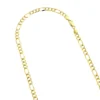LUXURMAN Solid 10K Yellow Gold Figaro Chain For Men & Women 4mm Wide