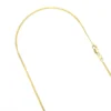 LUXURMAN Solid 14K Yellow Gold Curb Chain For Men & Women Gourmette 1.5mm
