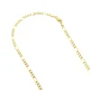 LUXURMAN Solid 14K Yellow Gold Figaro Chain For Men & Women 2.8mm Wide