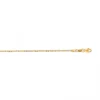 LUXURMAN Solid 14K White Gold Sparkle Chain For Women 1.5mm Wide