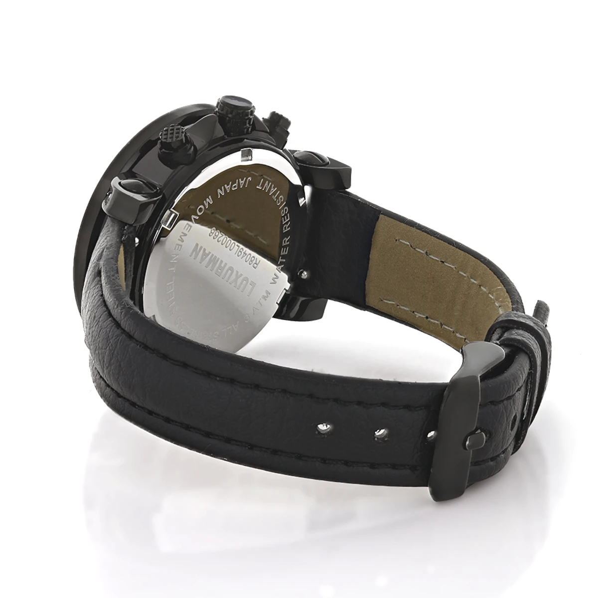 Luxurman Black Diamond Watch For Women 2.15 Carats - Image 2