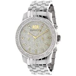 Luxurman Men's Diamond Wristwatch 0.25ct