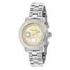 Luxurman Women's Diamond Watch 0.3ct Two Tone Gold Plated