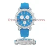 Men's Diamond Benny Watch 4ct Blue