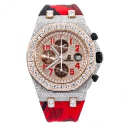 Men's Diamond Watch Audemars Piguet Royal Oak Offshore 18K Gold W01257