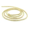 Men's 10K Yellow Gold Ball Moon Cut Chain 4mm