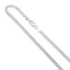 Men's Miami 14K White Gold Cuban Link Curb Chain 2.5mm 22-40in