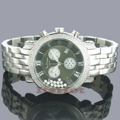 Rainbow JoJo Watch With Diamond Bezel, 1.75ct, Silver