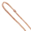 14K Rose Gold Miami Cuban Link Curb Chain 9.5mm 22-40in
