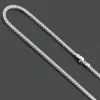 Sterling Silver Franco Chain Necklace 3mm 30 Inches