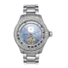 Tourbillion 5.75 Carat Diamond Watch By Aqua Master