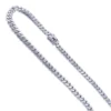 14K White Gold Miami Cuban Link Curb Chain 5.6mm 22-40in